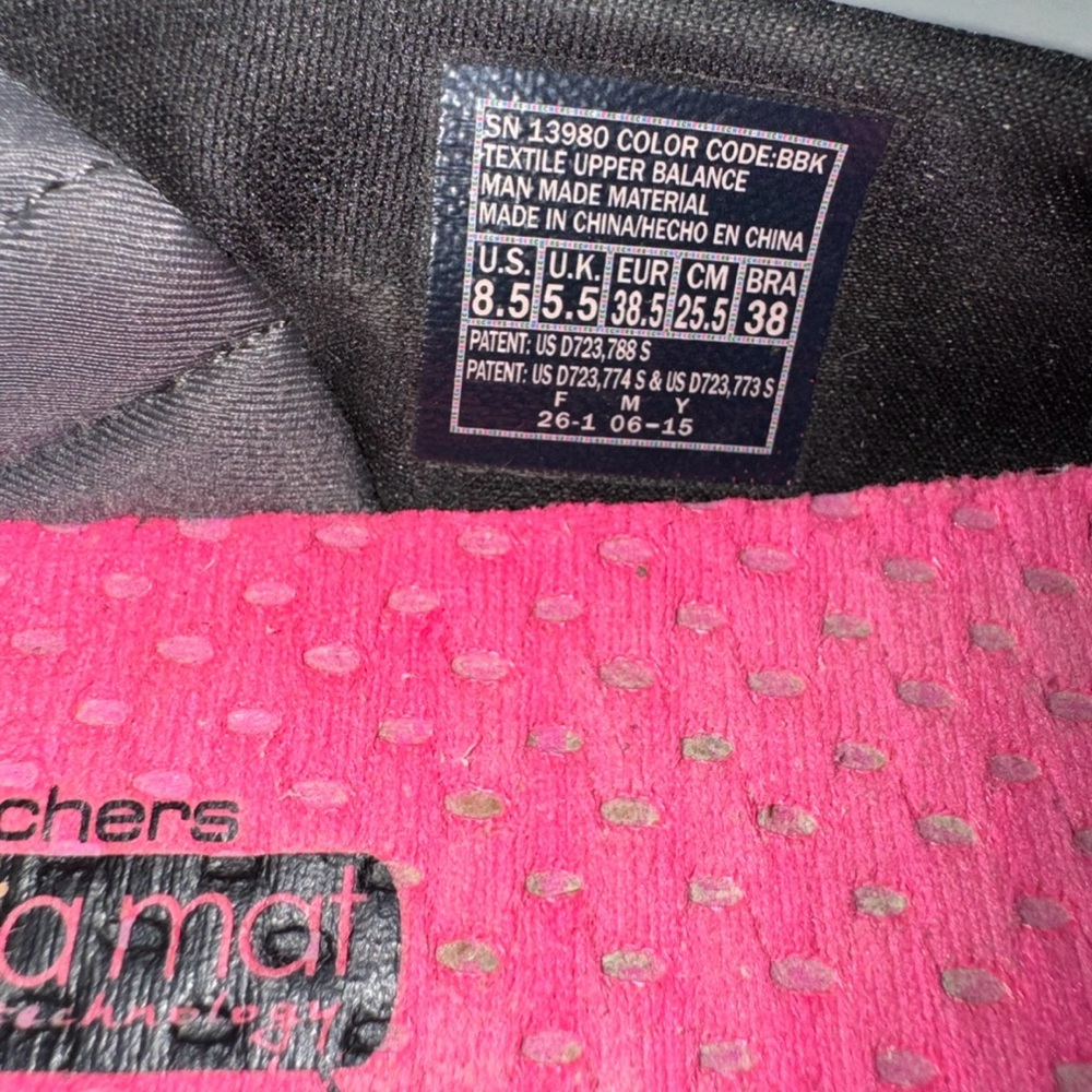 Skechers “Go Walk 3” Black Mesh Slip-On Comfort Athleisure Sneakers, Sz 8.5 - Picture 11 of 12
